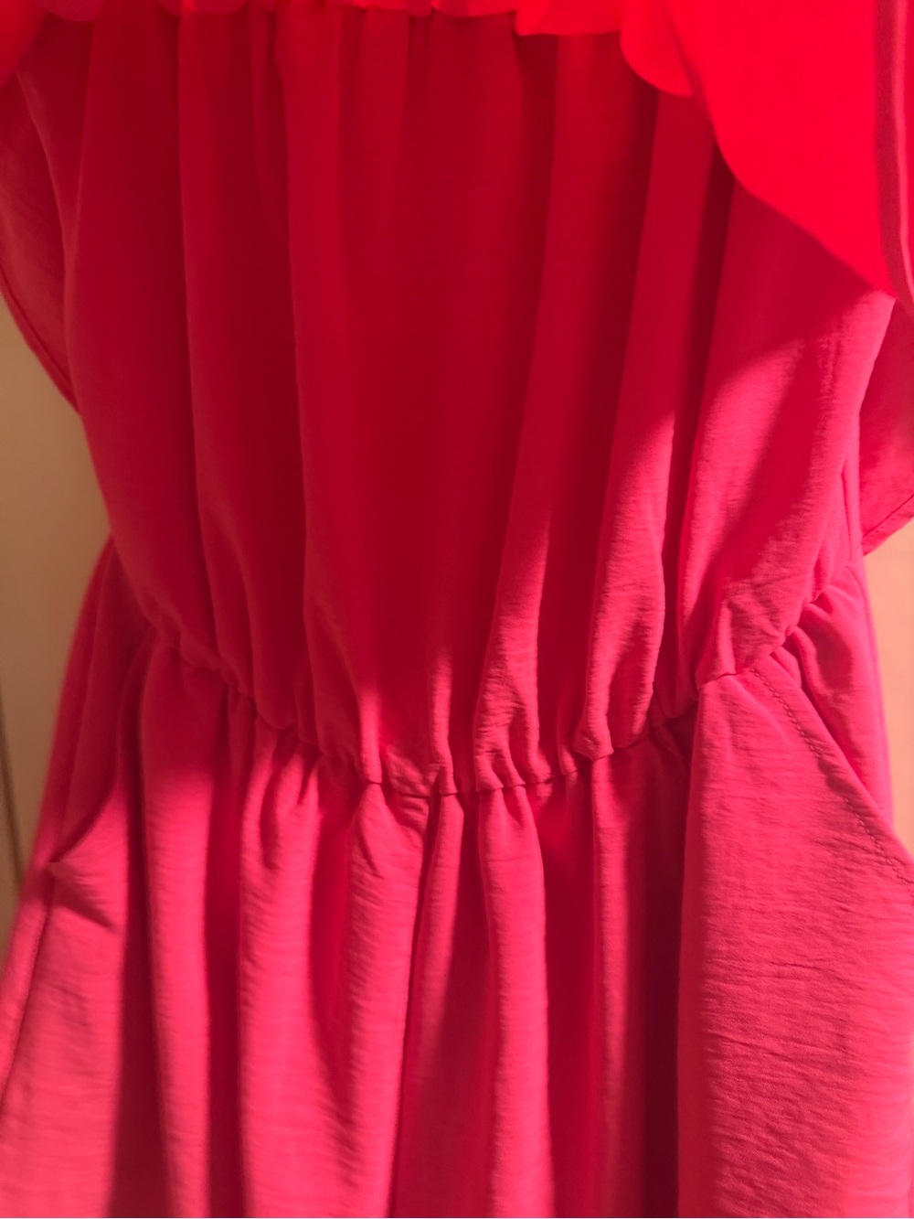 Hot Pink romper - Picture 2 of 5